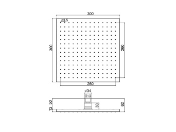 Верхний душ Fima Carlo Frattini WELLNESS F2216/2CR