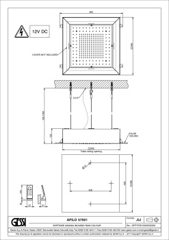 Встраиваемая душевая система Gessi Afilo 57501.279 Matte White
