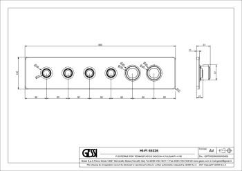 Смеситель для душа Gessi 65226.706 Black Metal PVD