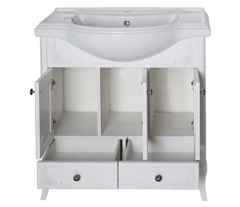 Комплект мебели для ванной ASB-Woodline Салерно 80см 969601