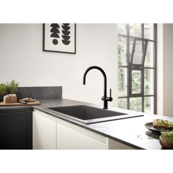 Смеситель для кухни Hansgrohe Talis M54 72805670, матовый чёрный
