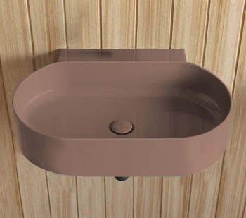 Раковина подвесная Cielo Mare MRLS70SF NI 70 см коричневый