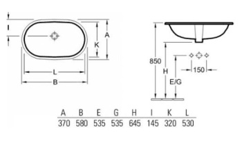 Раковина Villeroy&Boch O'novo 41625001