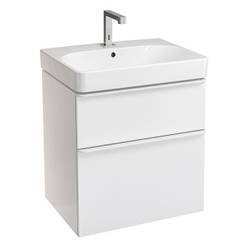 Комплект мебели для ванной Geberit Smyle Square 60 529.352.00.6 подвесной Белый глянец