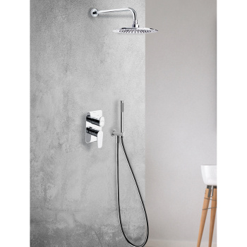 Смеситель для душа Ramonsoler Alexia встраиваемый с тропическим и ручным душем K3615021