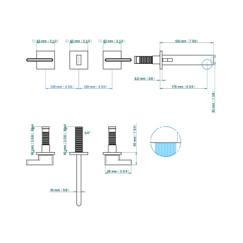 Смеситель для раковины THG Icon-x Carbone Gold A Manettes U7T-F01-40GB полированное золото