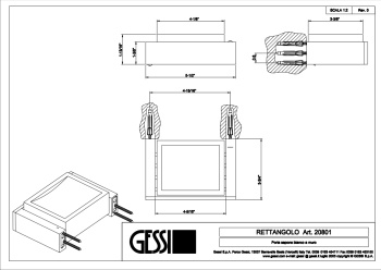 Мыльница Gessi 20801.727 Brass Brushed PVD