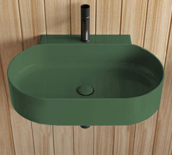 Раковина подвесная Cielo Mare MRLS50 AL 50 см зеленый