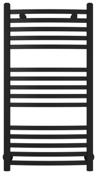 Полотенцесушитель водяной Сунержа Аркус 800х400 31-0251-8040 матовый черный