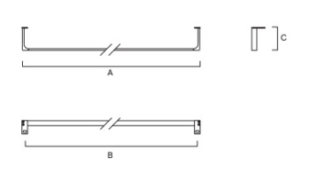 Полотенцедержатель Catalano GREEN Cromo 0460800061
