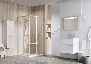 Душевой уголок Ravak Supernova SRV2-100 195 S черный+Grape 14VA03O2ZG