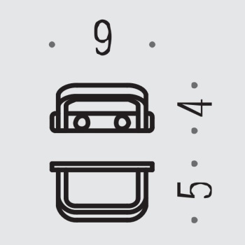 Крючок Colombo Time хром W4217.CR