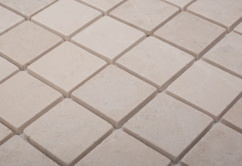 Мозаика натуральный мрамор Starmosaic Classic 48x48 Crema Marfil Matt (jmst073) 305x305x8 шт