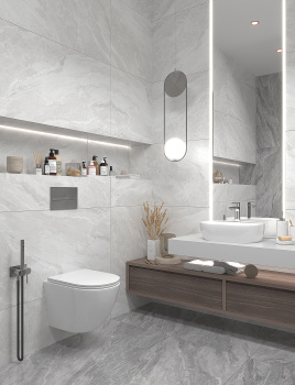 Керамогранит Staro LunaRossa Imperial White 60x120 Carving Satin м2