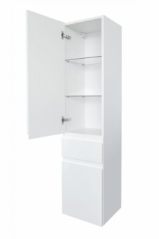 Jacob Delafon Madeleine Шкаф-пенал 35 см левый, блестящий белый