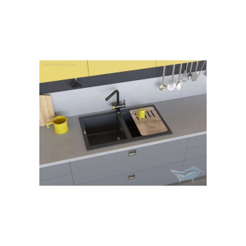 Мойка кухонная Omoikiri Banzen 86-2-WH белый 4993317