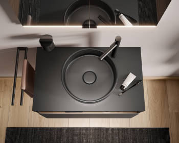 Накладная раковина Keuco Stageline 40 32880570400 черная