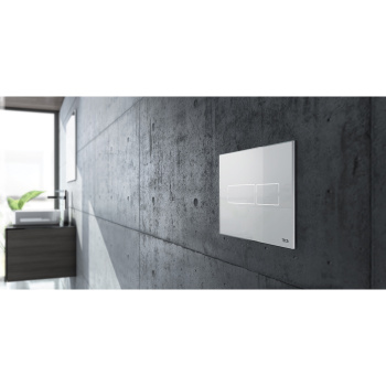 Клавиша смыва Tece Lux Mini 9240960 сенсорная белая