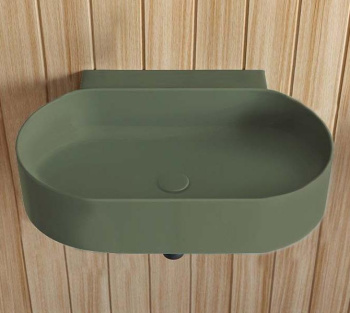 Раковина подвесная Cielo Mare MRLS70SF AG 70 см зеленый