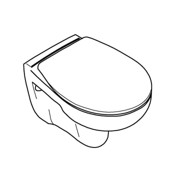 Подвесной унитаз Grohe Bau Ceramic 39351000