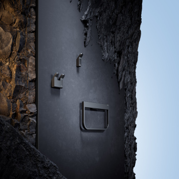 Полотенцедержатель Keuco Moll 12720350000 титан черный шлифованный