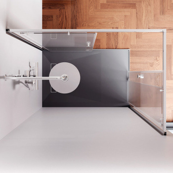 Душевое ограждение AM.PM X-Joy 120x80 W94G-403-120280-MT1K