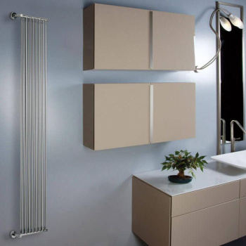 Полотенцесушитель электрический Margaroli Cielo 580465CRV 87.5x46.5 левый хром