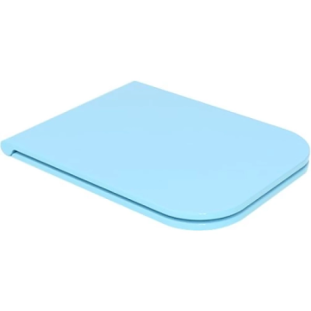 Крышка с сиденьем для подвесного унитаза GSG Ceramic Design Brio BRCOPRSLTICR022 с микролифтом - голубой глянцевый