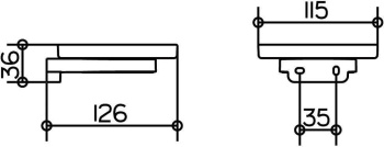 Мыльница Keuco 12755019000 хром