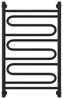 Полотенцесушитель водяной Сунержа Элегия+ 800х500 31-0205-8050 матовый черный