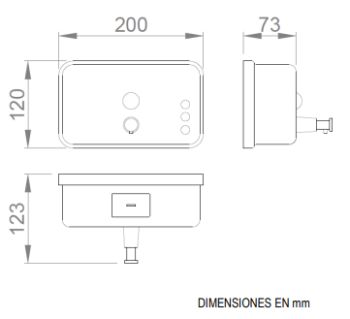 Дозатор для жидкого мыла Nofer Inox 03042.B