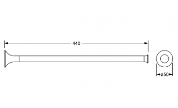 Держатель для полотенец Jorger Valencia 638.00.002.000 хром