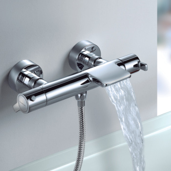 Смеситель термостатический Ramonsoler Blautherm для ванны (каскад) с душевым комплектом 943901T1