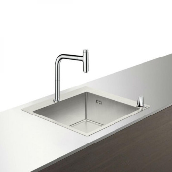 Кухонная комбинация 450, Hansgrohe C71, цвет-хром