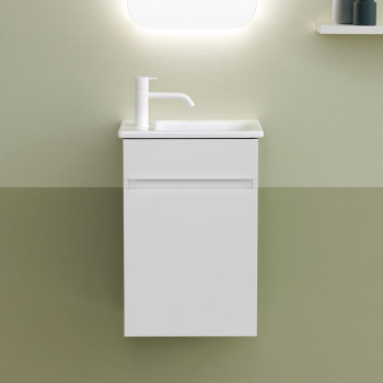 Burgbad Lin20 Комплект мебели 42х27х60см., Sx, подвесной, 1 дверь, с 1 отв., раковина белая, цвет: б