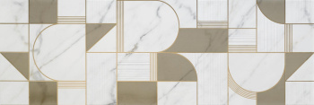 Плитка M8T5 Allmarble Wall Golden White Satin Decoro Club 40x120