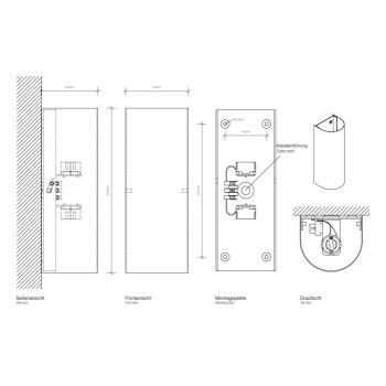 Светильник настенный Decor Walther Half 9x8x23.5 2x GU10 max. 50W, хром 309700