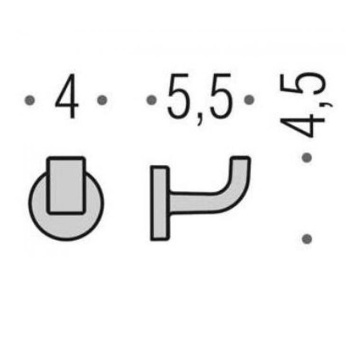 Крючок Colombo Nordic EB17 хром BEB17.CR