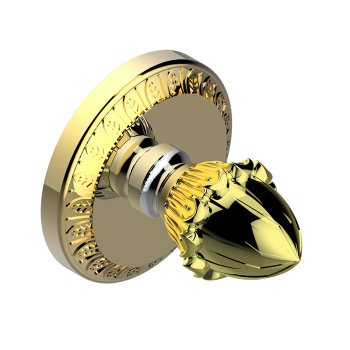 Крючок одинарный THG Malmaison Metal U93-F01-517 полированное золото