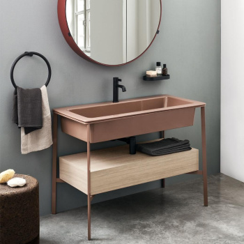 Раковина встраиваемая Cielo I Catini Catino CALARSF CN 110 см коричневый