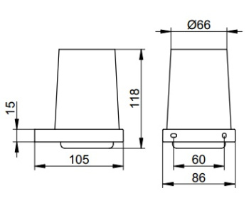 Стакан Keuco Edition 11 11150299000 красное золото шлифованный
