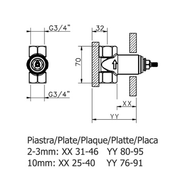 Внутренняя часть для смесителя Cisal Roadster Accent ZA00333004