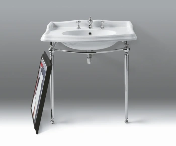 Консоль под раковину Simas Arcade AR CG1 хром