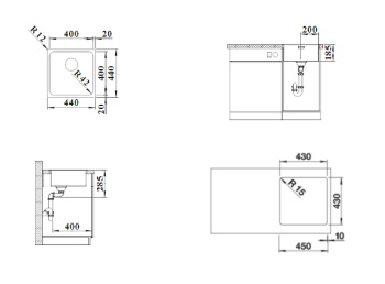 Кухонная мойка Blanco Solis 400-IF 526118