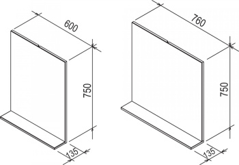Зеркало Ravak ROSA II береза X000000931