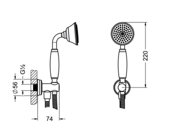 Душевой гарнитур Jorger Delphi 109.13.210.000 chrome