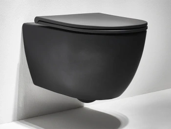 Крышка сиденье для унитаза Simas Trevi TR 004 black matt с микролифтом черный