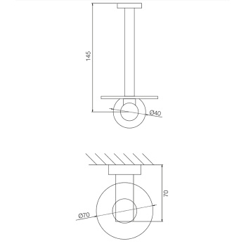 Держатель для т/б. Fima Carlo Frattini Accessori дополнительный, подвесной, золото F6005/2OR