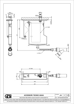 Система сбора воды Gessi VENTI20 65049.149 Finox Brushed Nickel