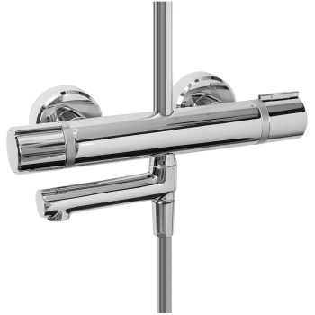 Jacob Delafon Atom душевая стойка для ванны с термостатом хром